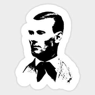 Jesse James Pop Art Portrait Sticker